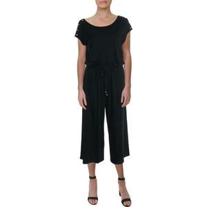 Ralph Lauren Black Jumpsuit Cropped XL New